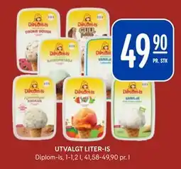 Rema 1000 UTVALGT LITER-IS, NOK 49.9 tilbud