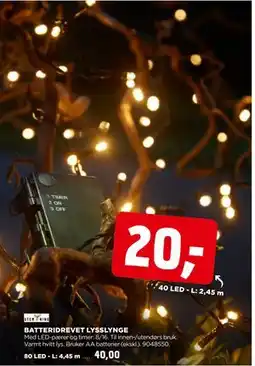 jem & fix BATTERIDREVET LYSSLYNGE tilbud