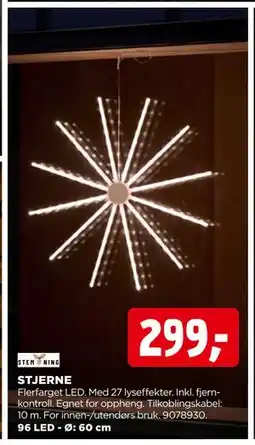 jem & fix STJERNE, NOK 299 tilbud