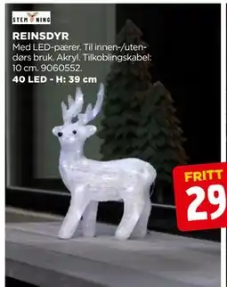 jem & fix REINSDYR, NOK 299 tilbud