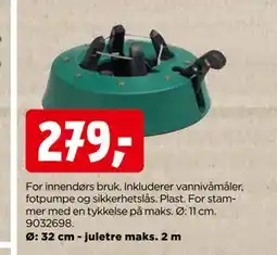 jem & fix JULETREFOT, NOK 279 tilbud