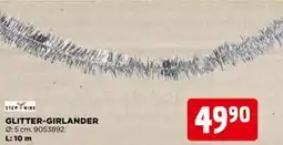 jem & fix GLITTER-GIRLANDER, NOK 49.9 tilbud