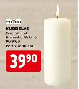jem & fix KUBBELYS, NOK 39.9 tilbud