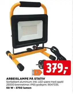 jem & fix ARBEISLAMPE PÅ STATIV, NOK 379 tilbud