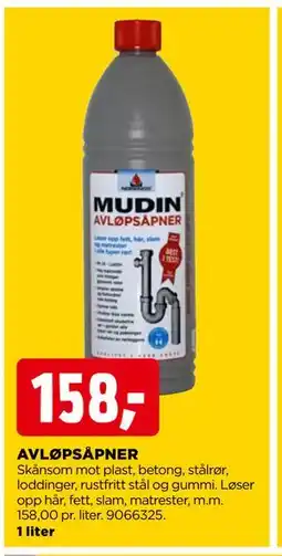 jem & fix AVLØPSÅPNER, NOK 158 tilbud