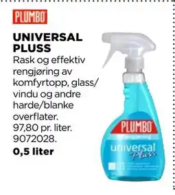 jem & fix UNIVERSAL PLUSS, NOK 48.9 tilbud