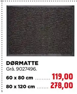 jem & fix DØRMATTE tilbud