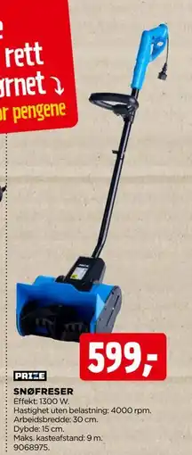 jem & fix SNØFRESER, NOK 599 tilbud