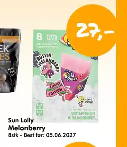 Havaristen SÚN LOLLY Melonberry tilbud