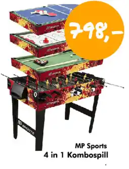 Havaristen Mp sports 4 in 1 kombospill tilbud