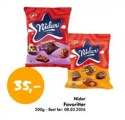 Havaristen NIDAR Favoritter tilbud