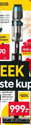 Rusta Håndholdt støvsuger PRO Sensor, NOK 999 tilbud