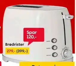 Rusta Brødrister, NOK 279 tilbud