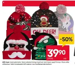 Rusta LED-luer, NOK 39.9 tilbud