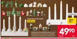 Rusta Adventsstake Vika med dekorasjoner, NOK 49.9 tilbud