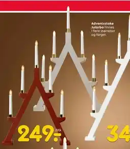 Rusta Adventsstake Jularbo, NOK 249 tilbud
