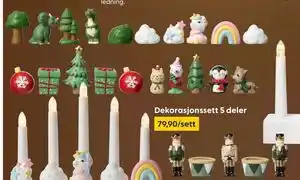 Rusta Dekorasjonssett 5 deler, NOK 79.9 tilbud