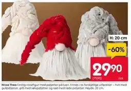 Rusta Nisse Theo, NOK 29.9 tilbud