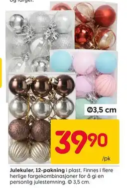 Rusta Julekuler, NOK 39.9 tilbud