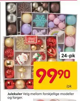 Rusta Julekuler, NOK 99.9 tilbud