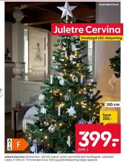 Rusta Juletre Cervina, NOK 399 tilbud