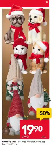 Rusta Pyntefigurer, NOK 19.9 tilbud