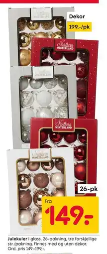 Rusta Julekuler tilbud