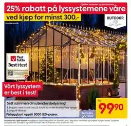 Rusta Outdoor LED Light System tilbud