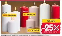 Rusta Kubbelys tilbud