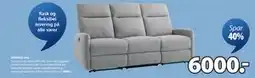 JYSK VONSILD sofa, NOK 6000 tilbud