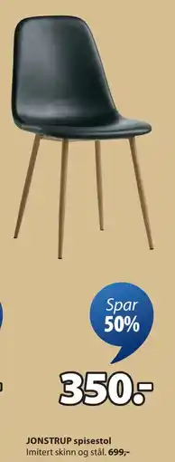 JYSK JONSTRUP spisestol, NOK 350 tilbud