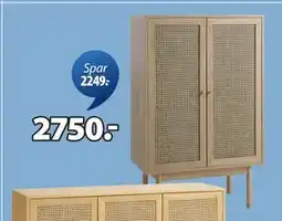 JYSK HALMSTAD skap, NOK 2750 tilbud