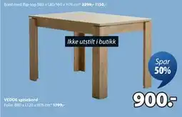 JYSK VEDDE spisebord tilbud