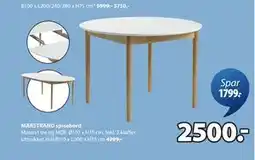JYSK MARSTRAND spisebord tilbud