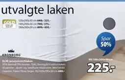 JYSK ELSE jerseystretchlaken tilbud