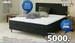 JYSK TYSSA PC60 kontinentalseng svart-08, NOK 5000 tilbud