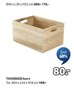 JYSK THORMOD kurv tilbud