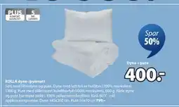 JYSK KOLLA dyne-/putesett, NOK 400 tilbud