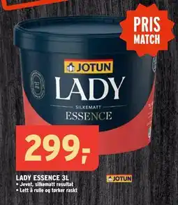 Montér LADY ESSENCE 3L, NOK 299 tilbud