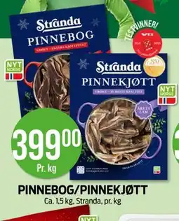 Kiwi PINNEBOG/PINNEKJØTT, NOK 399 tilbud