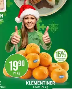 Kiwi KLEMENTINER, NOK 19.9 tilbud