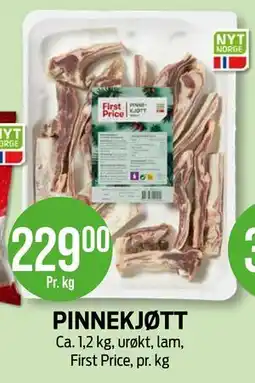 Kiwi PINNEKJØTT, NOK 229 tilbud