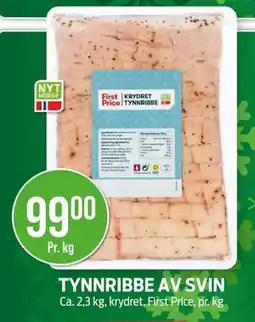 Kiwi TYNNRIBBE AV SVIN, NOK 99 tilbud