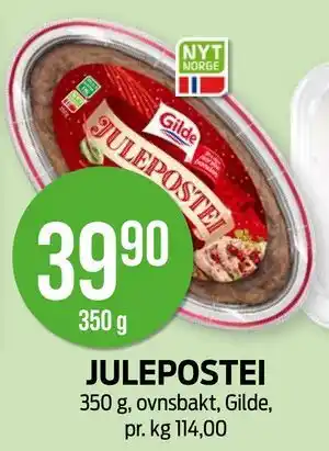 Kiwi JULEPOSTEI, NOK 39.9 tilbud