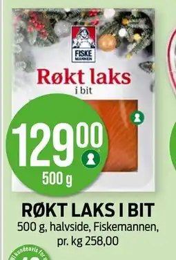 Kiwi RØKT LAKS I BIT, NOK 129 tilbud