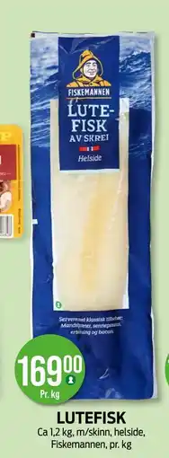 Kiwi LUTEFISK, NOK 169 tilbud