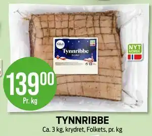 Kiwi TYNNRIBBE, NOK 139 tilbud