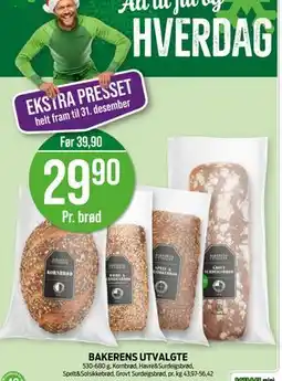 Kiwi BAKERENS UTVALGTE, NOK 29.9 tilbud
