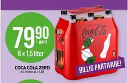 Kiwi COCA COLA ZERO, NOK 79.9 tilbud