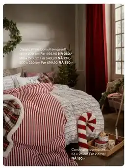 Kid Interiør Classic stripe bomull sengesett tilbud